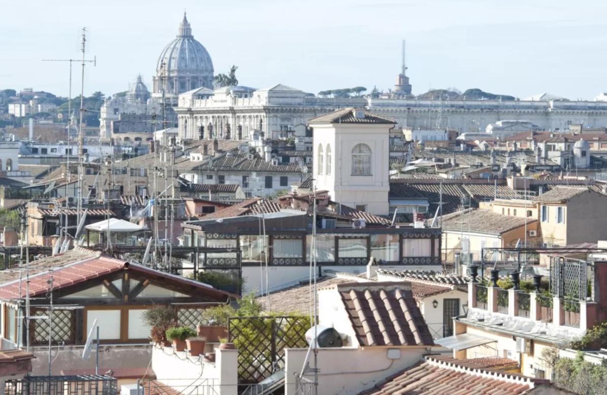 ローマSpanish Steps Amazing Terraceアパートメント エクステリア 写真